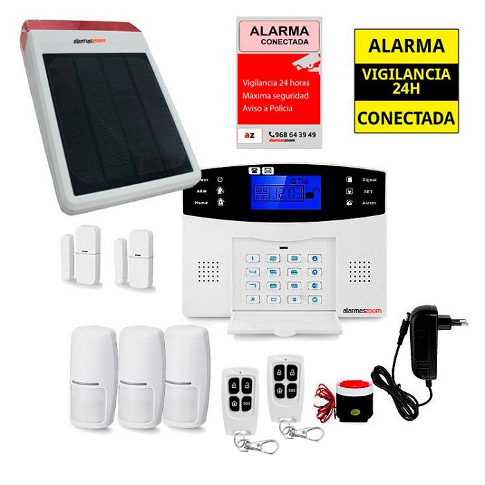 Alarma SOLAR GSM aviso al movil