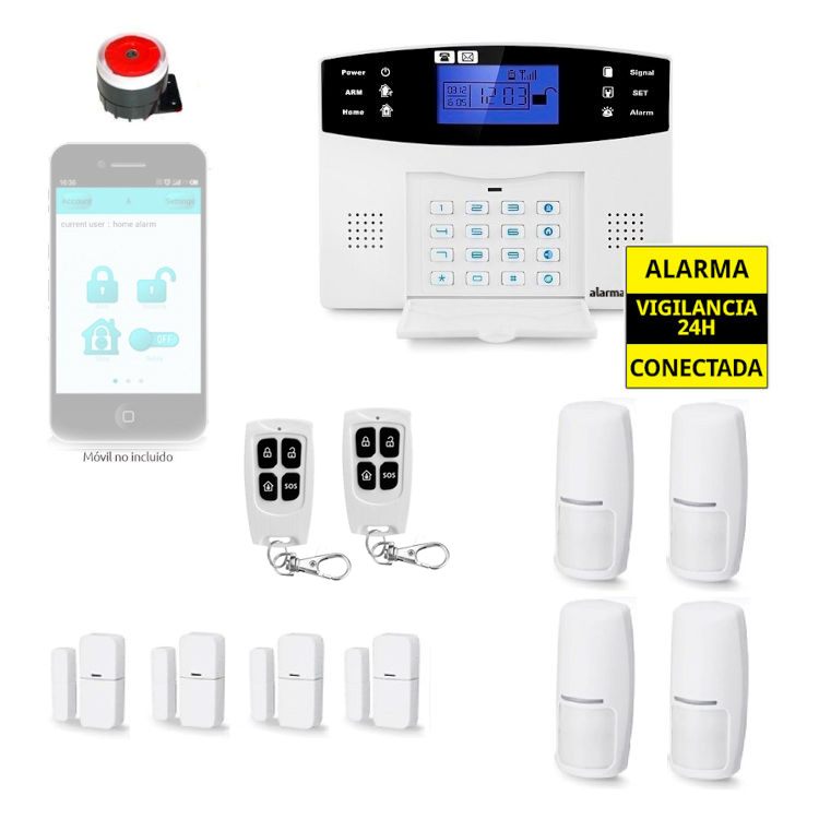 Kit Alarma Casa Sensor De Movimiento Alarma Inalambrica Casa – Adkar