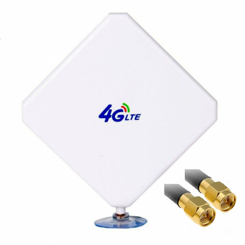 Antena 4G Theta W435 v2 Mimo Dual Compatible 4G Interior Exterior 5 Metros SMA