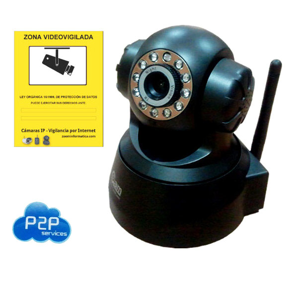 IP CAMARA P2P WIFI MOTORIZADA VISION NOCTURNA VIDEO VIGILANCIA CAMERA WIRELESS