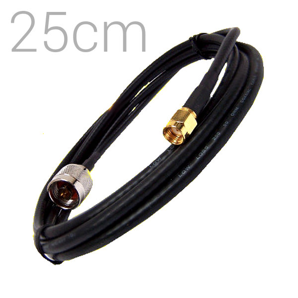 Cable Pigtail N Macho RP SMA Macho 25cm