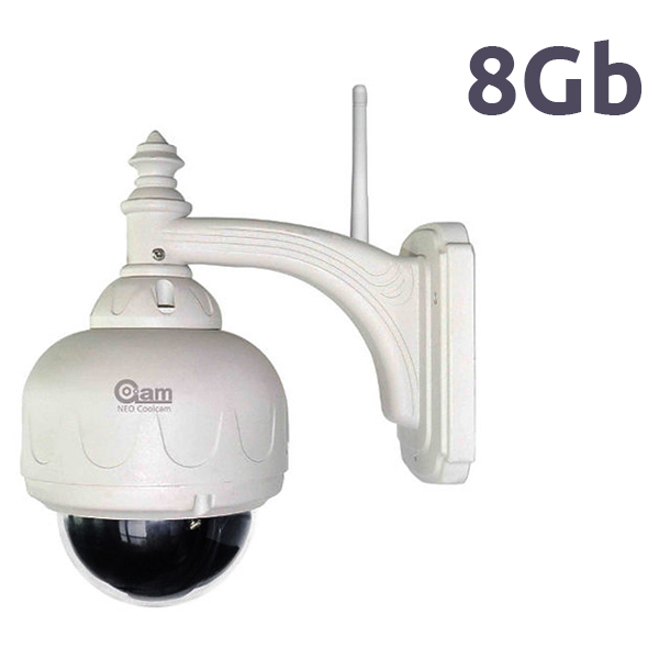 IP CAMARA WIFI VIDEO VIGILANCIA REACONDICIONADA NEO EXTERIOR MOTORIZADA H.264 8GB MEMORIA H264