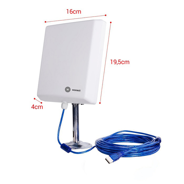 Antena WiFi para exterior Melon N4000 largo alcance - Zoom Informatica