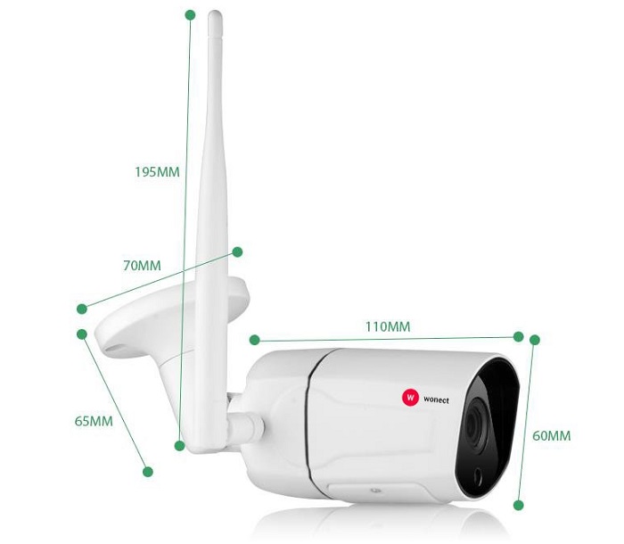 tamano-Camara-de-seguridad-exterior