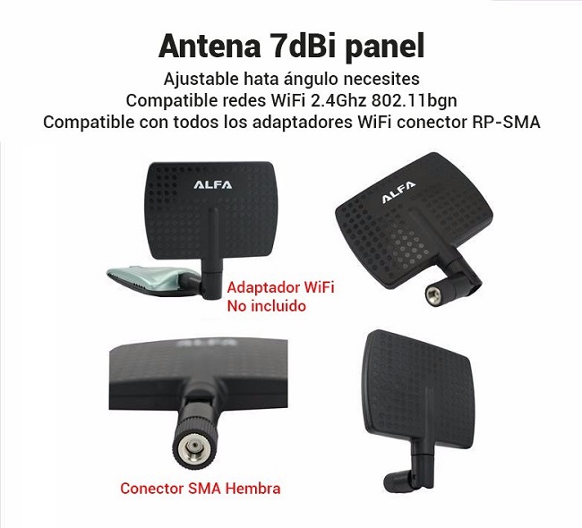 Antena WiFi panel Alfa