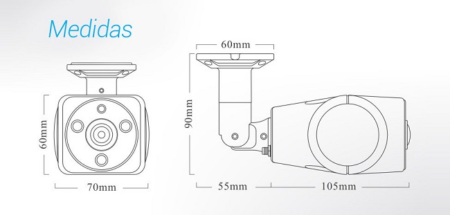 Camara ip panoramica exterior