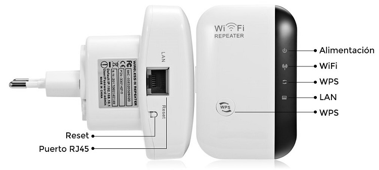 Wireless n wifi repeater instalacion outlet
