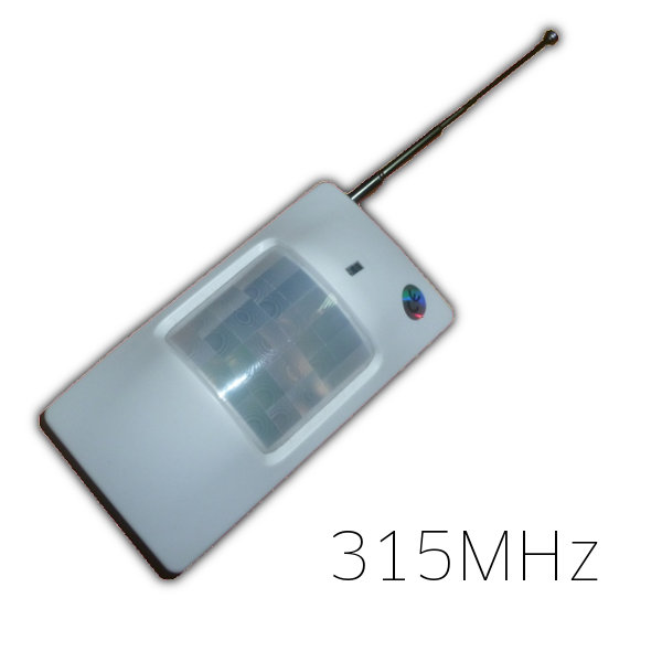 DETECTOR DE MOVIMIENTO 315mhz de VOLUMETRICO SENSOR PARA ALARMA CASA GSM DETECTA