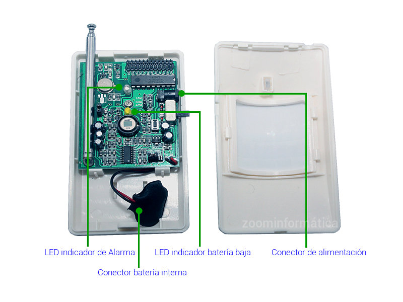 Alarmas-zoom DETECTOR MOVIMIENTO 315MHZ