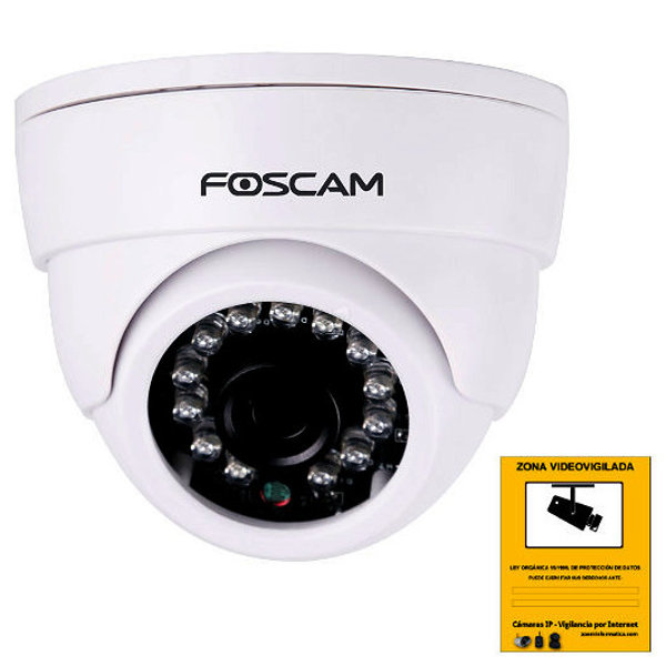 Camara IP Foscam FI9851P reacondicianada DOMO Calidad HD Techo vigilancia seguridad video