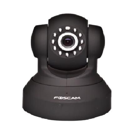 Foscam FI8918W B Camara IP WiFi Motorizada Negra Interior VGA Reacondicionada