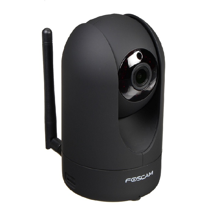 Foscam R2 1080p Hd Camara Ip color negra con Zoom 8 Metros Vision Nocturna Cctv Motorizada