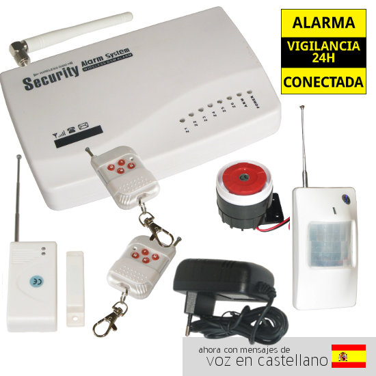 Alarma Hogar AZ010 GSM Sistema de seguridad para casa sin cuotas Reacondicionada