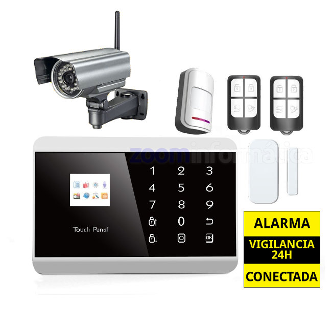 Alarma Hogar GSM Castellano sin cuotas Camara seguridad exterior Neo AZ013 3