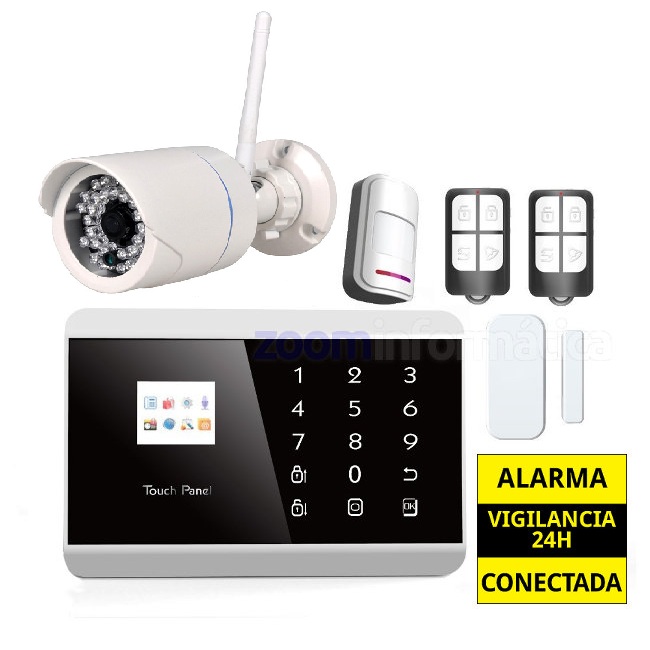 Alarma Hogar GSM Castellano sin cuotas Camara seguridad exterior Tenvis AZ013 3