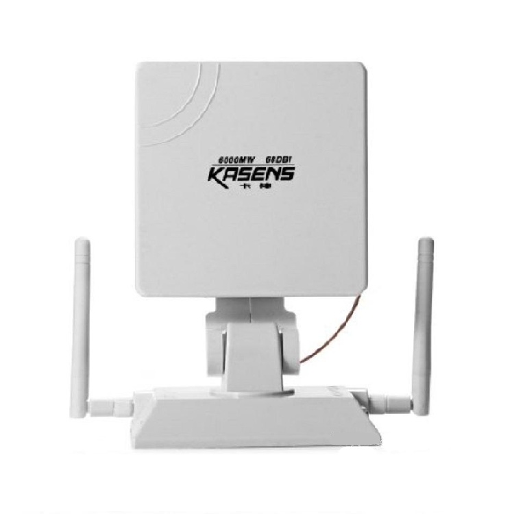 ANTENA ADAPTADOR WIFI USB KASENS KS1680 6000mW 68dBi WIRELESS INALAMBRICO 