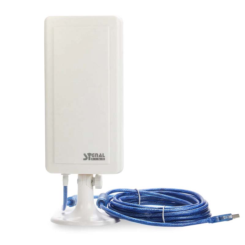 ADAPTADOR WIFI USB SIGNAL KING SK-11TN PARA EXTERIORES ANTENA PANEL EXTERIOR