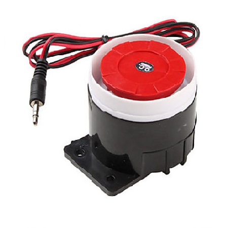 Mini Sirena Alarma Interior 110dB Conector Jack MS101