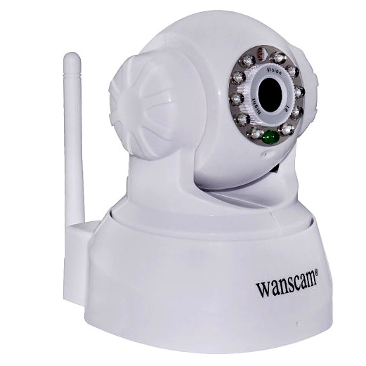 Wanscam JW0009 Camara IP WiFi Blanca P2P funciones motorizadas vision APP en IP Interior