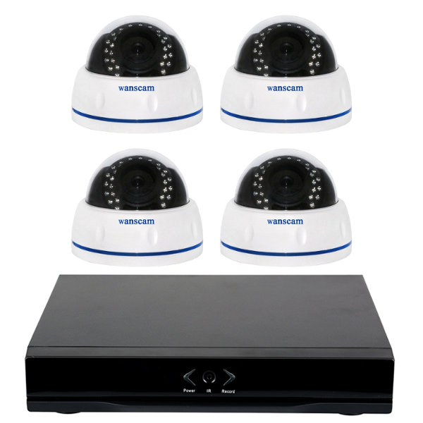 Grabador NVR Wanscam HL0162 con 2 Camaras IP HW0031