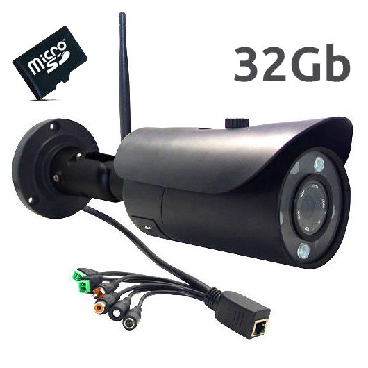 WANSVIEW IP CAMARA NCM751GA 1080P WIFI EXTERIOR AUDIO SONIDO FULL-HD ONVIF ALARMA 32Gb