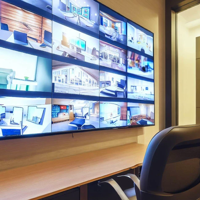 Grabación continuar y cámaras de seguridad CCTV