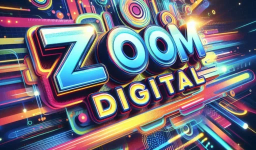 zoom digital main logo generated with AI